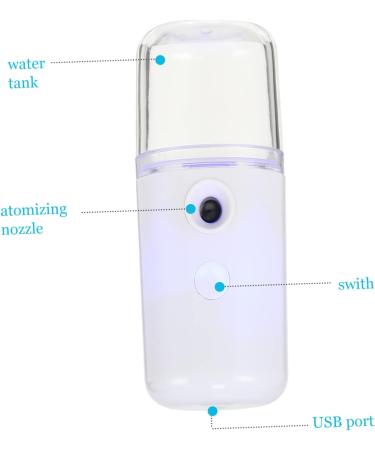 Housoutil 1pc Facial Humidifier Dark Vampire Costume for Girls Femally Steamer Sprayer Steamboat The Face 10.7*3.7cm - Buy Online on GoSupps.com