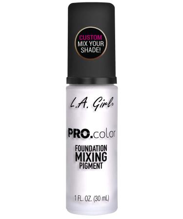 L.A. Girl Pro Matte Mixing Pigment, White, 1 Fluid Ounce White 1 Fl Oz (Pack of 1)