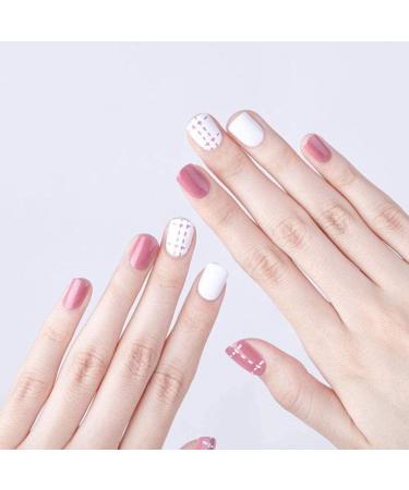 HUIL Artificial Nails - Dotted Grid Fake Nails for Easy Manicure | International Shipping - Buy Online on GoSupps.com