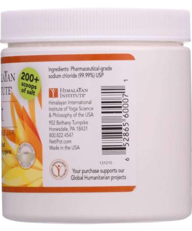 Himalayan Institute Neti-Salt Eco Refillable Jar 12 oz (340.2 g) - 2pc - Buy Online on GoSupps.com