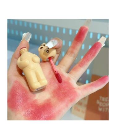 BADALO Velvet Mist Water Mist Lip Mud Soft Silky Matte Matte Vegan White Nonstick Lip Gloss Lip Glaze Lipstick Color 3tea jelly