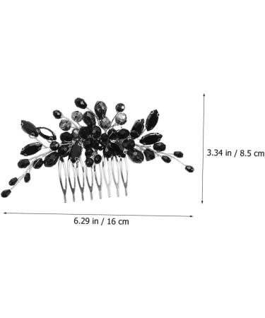 Housoutil Hair Accessories for Women Rhinestone Flower Headpiece Bridal Side Comb Women Hair Side Comb Wedding Hair Side Comb Decor Tiara Hair Pin Christmas Crystal Hair Comb Bride - Buy Online on GoSupps.com