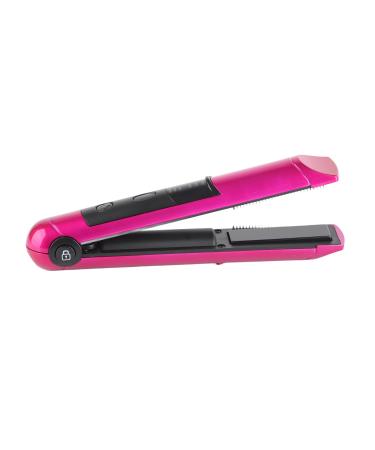 Hair Straightener USB Rechargeable Ceramic Flat Iron Multi Functional Mini Salon Hair Straightening Irons Curler Hair Styling Tool for Women Man Curling Irons Fast Heating Hair