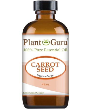 Buy 100% Pure Carrot Seed Essential Oil 4 oz - Therapeutic Grade & Undiluted - International Shipping Available - Buy Online on GoSupps.com