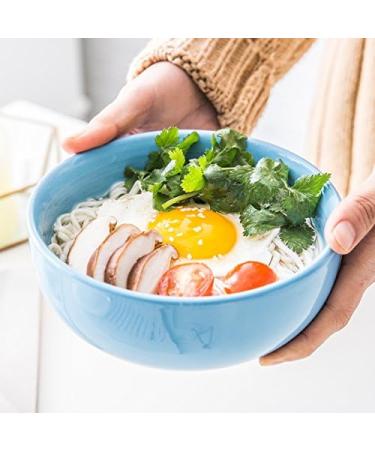 Salad Bowl Ceramic Bowl Cutlery Soup Bowl of Instant Noodles Bowl of Rice 7-inch Green 7 inch green - Buy Online on GoSupps.com