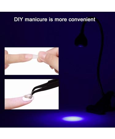 Buy Swan Neck UV Lamp for Nails - 395nm Mini UV Light with 1.5m USB Cable | Perfect for Gel Nail Hardening & Resin Projects - Buy Online on GoSupps.com