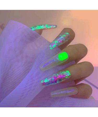 8pcs Shining Sequin Nail Art - Bright Glitter Sequins for Manicure & Holiday Party Decor - Buy Online on GoSupps.com