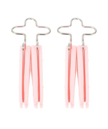 T-tool 2 pieces nose shaper clip nose pick up nose bridge glane correction silicone nose.