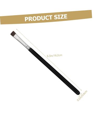 FRCOLOR 18 Pcs Flat Eyebrow & Eyeliner Brush Set - Fine Point Definer Makeup Brushes with Wooden Handles for Precision Application - Buy Online on GoSupps.com