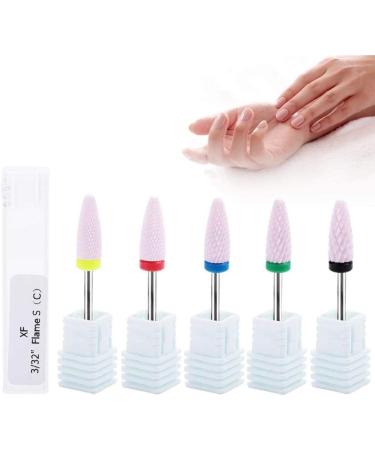 Nail Drill Bits Professional Nail Polisher Nail Manicure Tool Ceramic Cylinder Nail Manicure Tools Excellent for Grinding Polishing Peeling Drilling Carving Nair Art Tools (Perfect Polisher Set) - Buy Online on GoSupps.com
