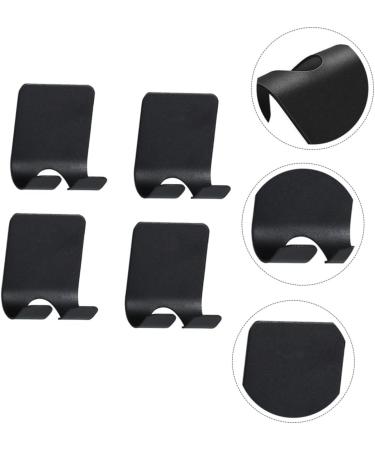 Alipis Cell Phone Stand & Storage Hooks - 8 Razor Hangers for Cupboard | Durable Black Clothing Rack | 6.1x4.5cm - Buy Online on GoSupps.com