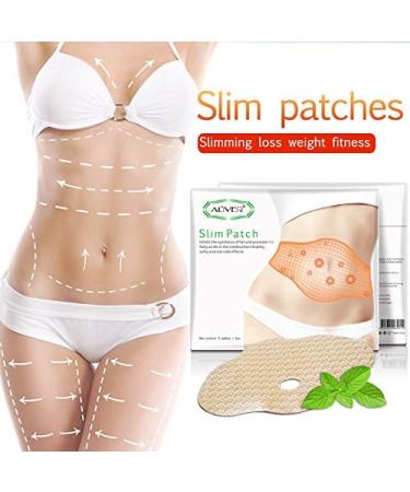 10 Piece Slim Patch Belly Fat Burner - Natural Body Wrap for Weight Loss and Cellulite Removal - Buy Online on GoSupps.com