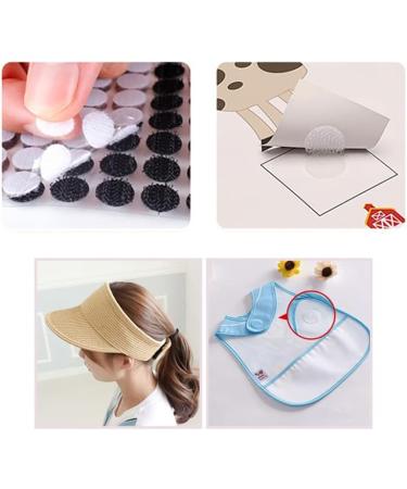 Self Adhesive Dots  108 Pairs 0.59 Diameter Hook and Loop Dots with Waterproof Sticky Dots Strong Adhesive for New Years Decorations Supplies  Glue Dots Classroom Office Home Black and White 7D-HL-DOT-BLWH - Buy Online on GoSupps.com
