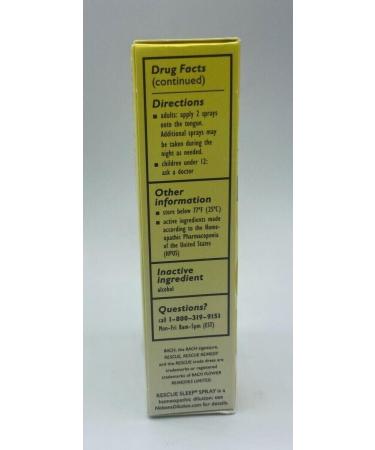 Bach Flower Remedies Rescue Sleep Natural Sleep Aid 20 Ml - Buy Online on GoSupps.com