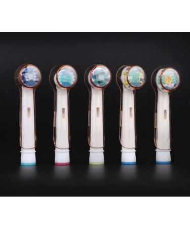 6 Pcs Amber Electric Toothbrush Covers for Oral B Rotating Heads - Travel Friendly Accessories for Healthier Teeth - Buy Online on GoSupps.com