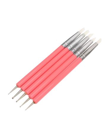 Ipetboom 1 Set Nail Pen Blue Nail Polish Professional Gel Nail Polish Gel Nail Art Polish Nails Tools Manicure Tools Professional Gel Nail Polish with Gel Nails Optional Glue Pen Silicone 15x1x1cm Pink