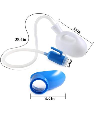 Camping Toilet Urine Bottle Urine Bottles for Men Women Urinal Pee Bottle Universal Portable 2000 ML with Female Adapter for Camping Car Travel - Buy Online on GoSupps.com