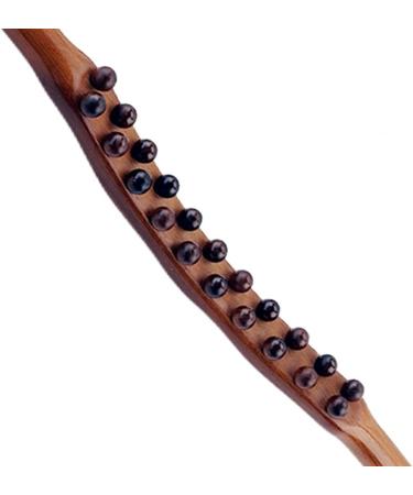 Wooden Gua Sha Scraping Massage Tool Set - 2 Portable 58cm Pieces for Body Legs & Arms | International Shipping - Buy Online on GoSupps.com