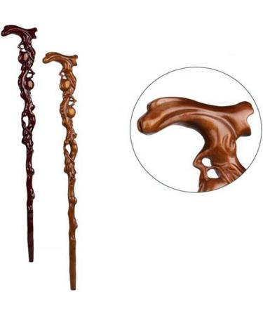 Cane Crutch Wooden Pear Wood Cane Iron Pear Engravable Head Handle Walking Stick High-End Walking Cane Suitable Gift for The Elderly 90cm crutch-11.19 Selfless dedication - Buy Online on GoSupps.com