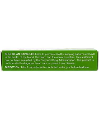 Shui De An Capsules Herbal Supplement (12 Capsules per box) (2 Boxes) - Buy Online on GoSupps.com