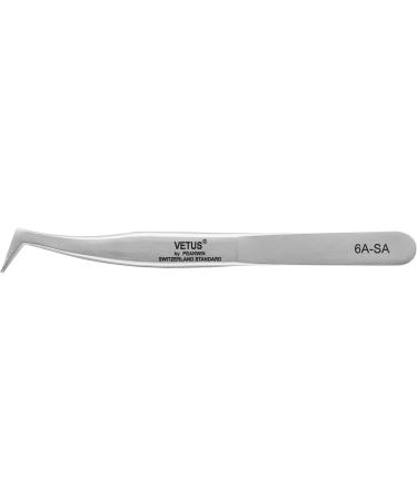 VETUS 6A-SA Curved Eyelash Tweezers for Volume Technique 115mm for Individual Eyelash Extensions Professional Quality - Buy Online on GoSupps.com