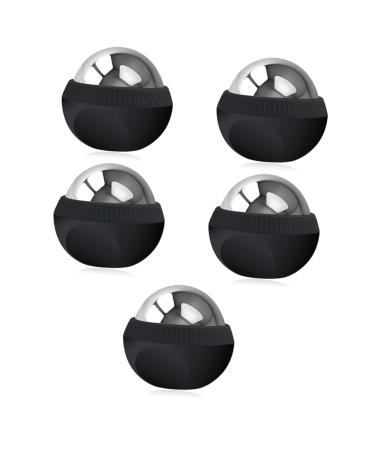 Healeved 5st massage ball made of stainless steel massage ball body massage device Manual massage foot massage device Cold massage roller roller roller massage manual the ball roll scrollrad fitness
