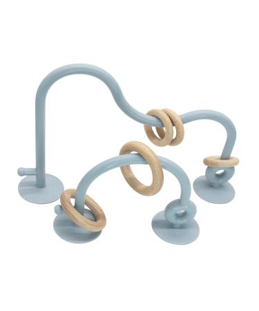 Pandaear baby toys from 0 3 6 months-wood silicone baby-mind toys-bite ring toys for babies wood baby gripping gripping greifringe wooden toys for development baby gifts - Buy Online on GoSupps.com
