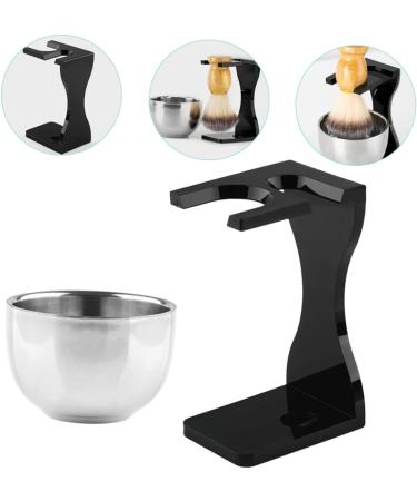 Angoily 4-Piece Razor Set Gift - Metal Shaving Stand Soap Bowl & Multifunctional Brush - Perfect for Men - Buy Online on GoSupps.com