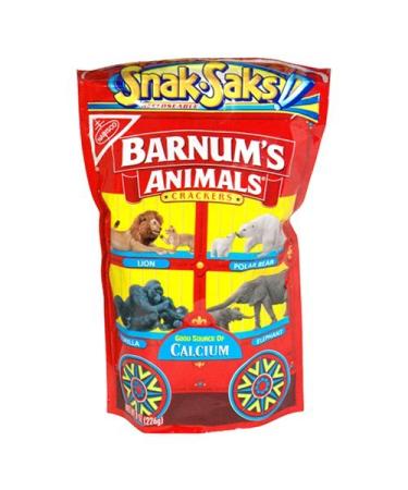 Nabisco Barnums Animals Crackers Snak-Saks, 8 oz 8 Ounce (Pack of 1)