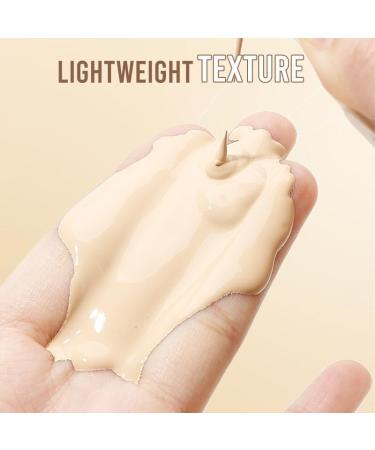 Creamy Long-Lasting Moisturizing Foundation Base Foundation for a Natural Finish Waterproof Long-Wearing Liquid Foundation for Dry and Oily Skin (Warm Ivory) - Buy Online on GoSupps.com