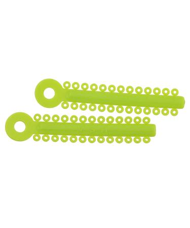 Orthodontic Ligature Ties Dental O-Ring Elastics 2080pcs (Yellow + Kelly Green) - Buy Online on GoSupps.com