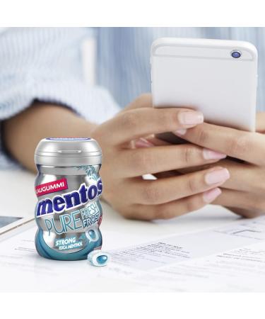 Buy Mentos Pure Fresh Frost Sugar-Free Chewing Gum - 6 Boxes (6 x 70g) | Menthol-Eucalyptus Mint Dragees | Multipack for Optimal Freshness - Buy Online on GoSupps.com