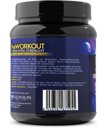 Buy Healthy Fusion Pre-Workout Supplement | Pure Beta Alanine L-Arginine Creatine | Boost Performance & Muscle Growth 300g - Buy Online on GoSupps.com