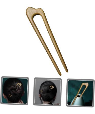 minkissy Hair Toppers French Hair Pin Hair Stick Hair Clips Hair Pins for Thick Hair U Pins Hair French Hair Accessories Hair Pins for Buns Hairpins Hair for Women Decorate Simple Wood - Buy Online on GoSupps.com