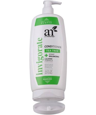 Artnaturals Tea Tree Conditioner - Patented Dual Dispensing Bottle -16 Fl Oz / 473ml