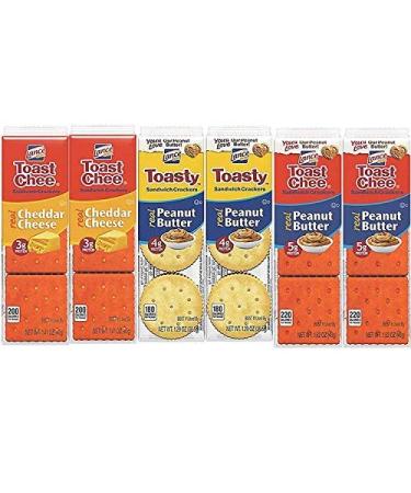 40-Count Assorted Crackers Variety Pack - Individually Wrapped Snacks with Cheese & Peanut Butter - Buy Online on GoSupps.com