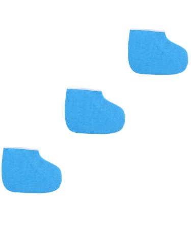FRCOLOR 3pi ces Mitaine Mains Coton Couverture Isolante Pour Bain De Paraffine Th rapie Thermique Ensemble De Soins Bleu
