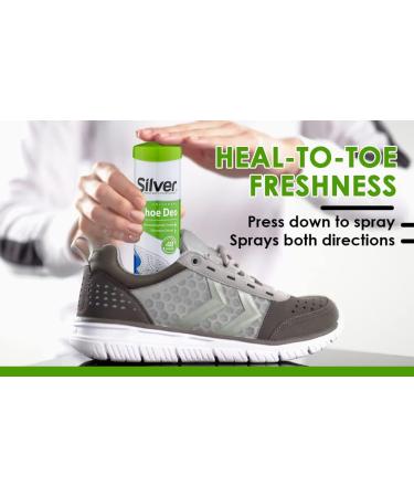 Shoe Deodorizer Spray - Freshens & Neutralizes Odor in Sneakers, Shoes, Boots, Gym Bags - 100mL (2 Pack) - Buy Online on GoSupps.com