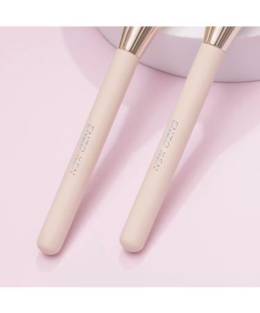 Shop Premium Angled Blush Brush - Fluffy Makeup Brush for Contouring | Gold & Pink Detail Blush Brush - International Shipping - Buy Online on GoSupps.com