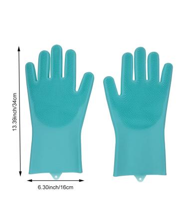 Magical Silicone Dishwashing Gloves with Wash Scrubber | Ultimate Cleaning Gloves for Kitchen & Household - Buy Online on GoSupps.com