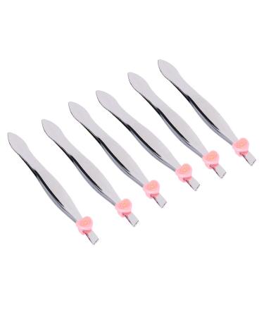 SunshineFace 12pcs Stainless Steel Slant Tweezers - Eyebrow Shaping & Hair Removal Makeup Tool - International Shipping Available - Buy Online on GoSupps.com