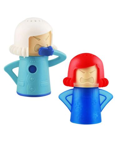 TANCUDER 2 x Steam Cleaner for Microwave Microwave Cleaner Angry Mama Deodorized Oven Steam Cleaner and Clean for Refrigera