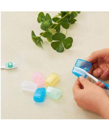 LAVALINK 5pcs Portable Travel Toothbrush Head Caps - Germ Protection Toothbrush Case for Health & Hygiene - Buy Online on GoSupps.com