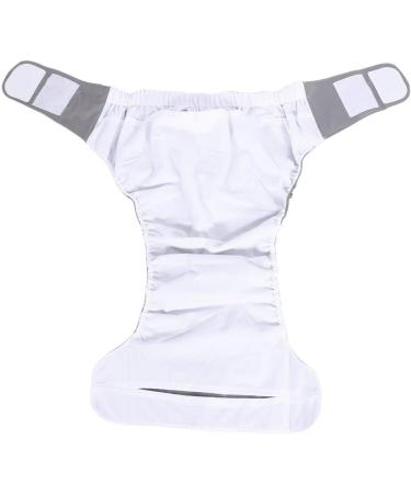Washable Adult Nappy Pants - Adjustable Incontinent Care Diaper for Elderly - Reusable Cloth Diaper for Personal Care (Gray) - Buy Online on GoSupps.com