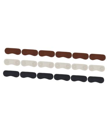 FOMIYES 9 Pairs Non-Slip Heel Stickers Comfort Heels Shoe Heel Grip Heel Protectors Heel Grips Heel Pads Shoe Inserts for Heels Feet Wear-Resistant Heel Pad High Heel Patch Cowhide
