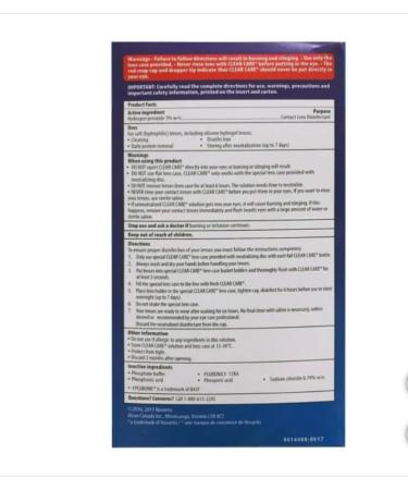 Buy Generic Clear Care 3% Hydrogen Peroxide - Triple Action Cleaning Solution 2x16oz + 3oz Travel Size - Fast International Shipping - Buy Online on GoSupps.com