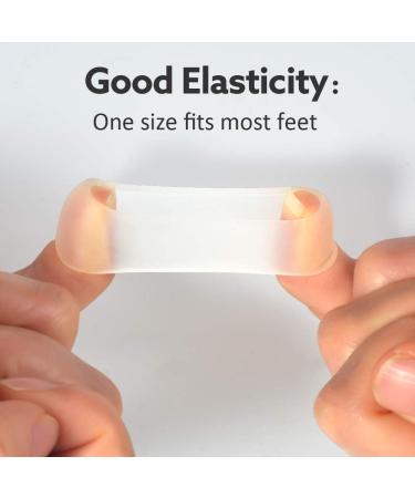 Pinky Toe Sleeves - 5 Pairs Gel Protectors for Corns, Callus Cushion, Bunion Treatment | Ingrown Nails Relief | Pinching & Cramping Solution - Size Small - Buy Online on GoSupps.com