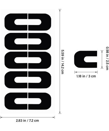 Healeved 300 Sheets Nail Art Anti-spill Stickers Nail Protectors for Fingers Beauty Shop Nail Polish Nail Protector Polish Nail Guards for Painting Nails Manicure Protective Agent Tool 3.00X2.50X0.10CMx3pcs As Shownx3pcs - Buy Online on GoSupps.com