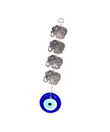 Holibanna Elephant Pendant Ornaments Car Decorations Amulet Wall Hanging Pendant Wall Hanging Crafts Devil Eye