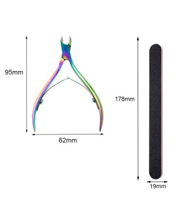 Tasiene Nail Skin Pliers 6-Part Set | Precision Nail Trimmer & Cuticle Pusher for Perfect Pedicure & Manicure - Buy Online on GoSupps.com